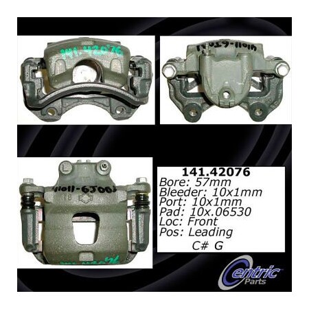 Centric Semi-Loaded Brake Caliper, Parts, 141.42076 141.42076